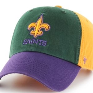 New Orleans Saints Mardi Gras Hat Cap 